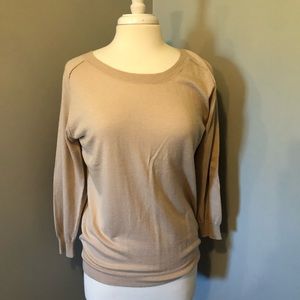 Sweater with elbow patches